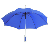 Aluminium Stock-Regenschirm mit Softgummi-Griff – 1021-07 (blau)