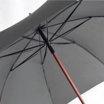Eleganter Holz Stock-Regenschirm – 1026-01 (schwarz)