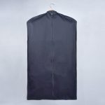 Housse de costume cousue en coton – 1430 (58 x 100cm, noir)