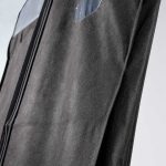 Zippered Garment Bag for Evening Wear – 1706 (60 x 130 x 16 cm, black)