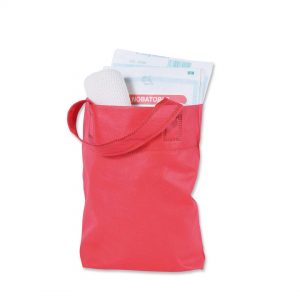Petit sac pharmacie – 4848 (env. 22 x 26 cm, poignée env. 18 cm, rouge pivoine)