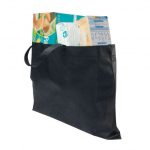 Extra Large Shopping Bag – 4849 (ca. 70 x 50 cm, handles ca. 46 cm, black)