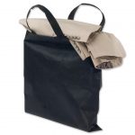 Square Shopping Bag – 4850 (approx. 50 x 50 cm, handles approx. 48 cm, black)