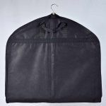 Housse pour costume avec poignée de transport – 4566 (65 x 125 x 6 cm, noir)
