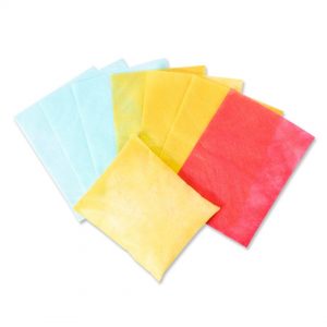 Decorative bags for bath additives, salts and powder – 5124 (10 x 13 cm, yellow)