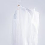Custodia per abiti da sposa extra grande – 5552 (70 x 195 x 25 cm, bianco)