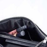 Petit sac à cosmétiques imprimable – 5767 (25,5 x 18 cm, noir)